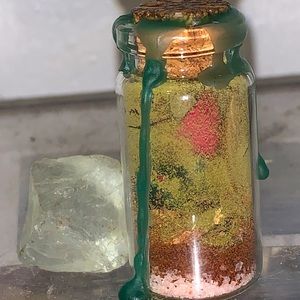 The green money spell jar